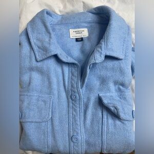 American Eagle Outfitters Light Blue Knit Top